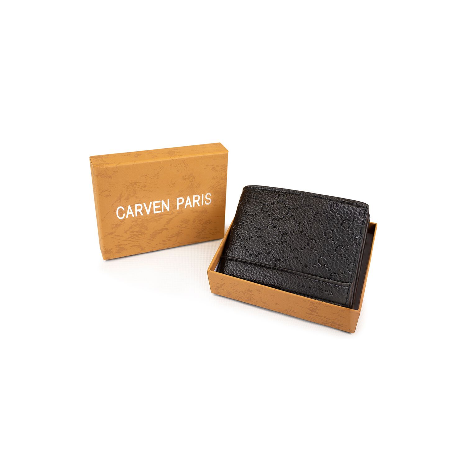 Billetera Hombre Lucca Negra Con Monedero Carven Paris image number 1.0