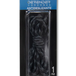 Cordones Defender Antideslizante Negro Medium