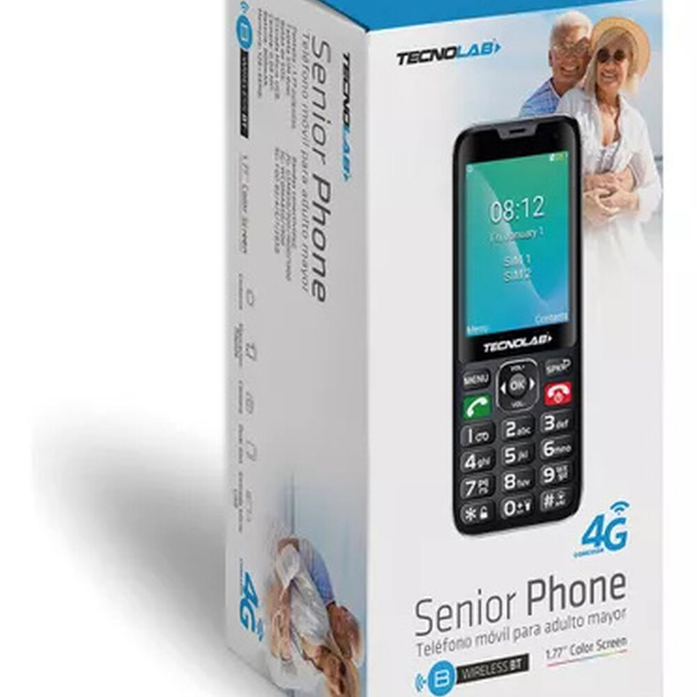 Telefono Celular Senior Tecnolab 4g Adulto Mayor Tl487 image number 3.0