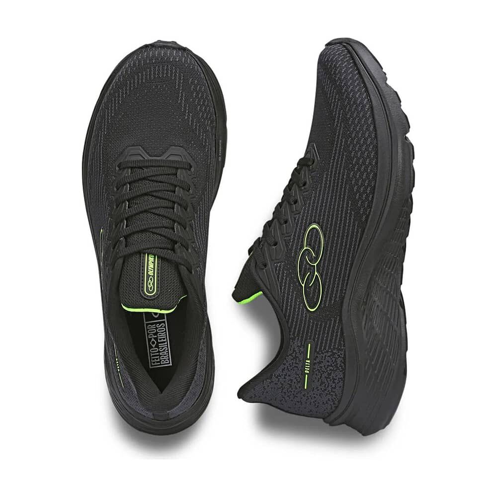 Zapatilla Mujer Delta Negra/verde image number 2.0