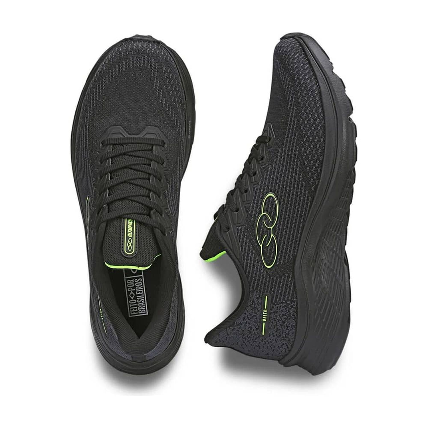 Zapatilla Mujer Delta Negra/verde image number 2.0