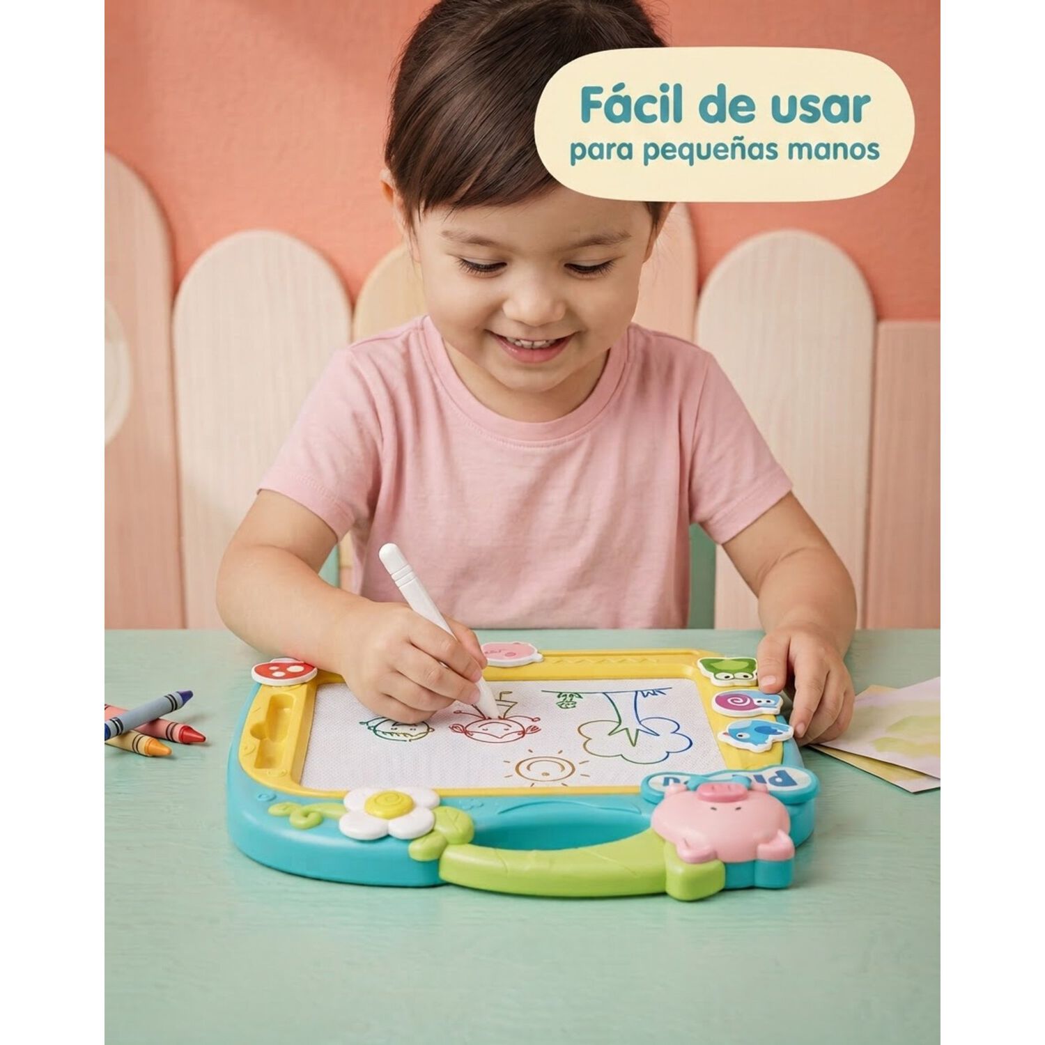 Pizarra Magica Magn&eacute;tica Borrable Para Ni&ntilde;os Ni&ntilde;as Divertida image number 30.0