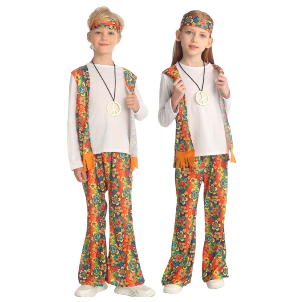 Disfraz Infantil Hippie Retro image number 4.0
