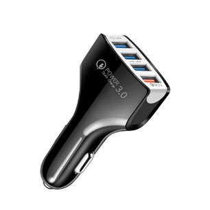 Cargador De Celular Auto 4 Usb Carga Rapida 3.1 Amperes Al Encendedor Del Carro