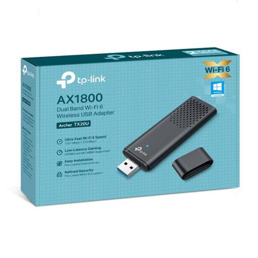 Adaptador De Red Usb Wi-fi 6 Con 2 Antenas Ax1800 Tp-link Archer Tx20u,tecnolog&iacute;a Mu-mimo image number 2.0