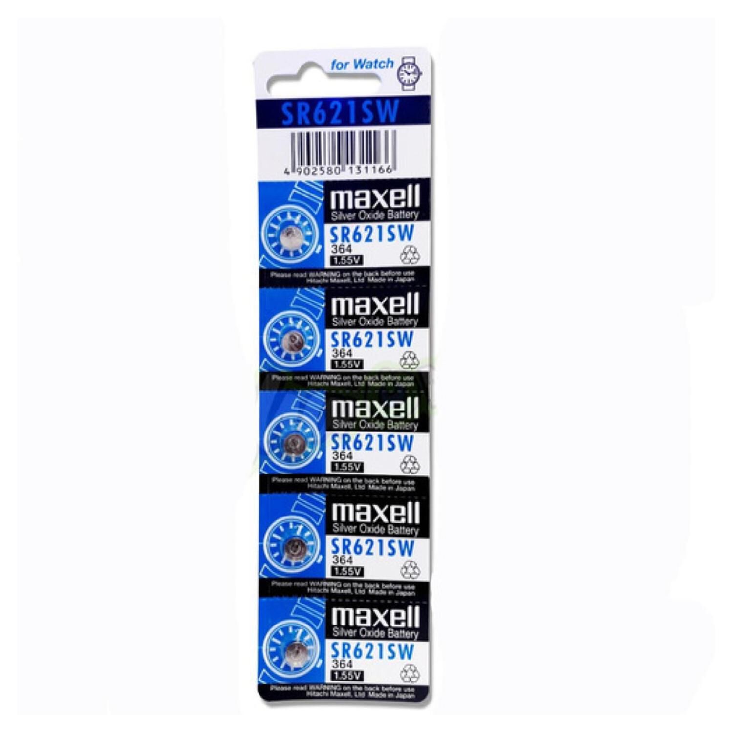 Pack 5 Pilas Sr621sw Para Reloj Xr6215 image number 0.0