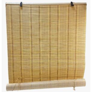 Cortina Persiana Roller Enrollable De Bamb&uacute; 120x180 Cm