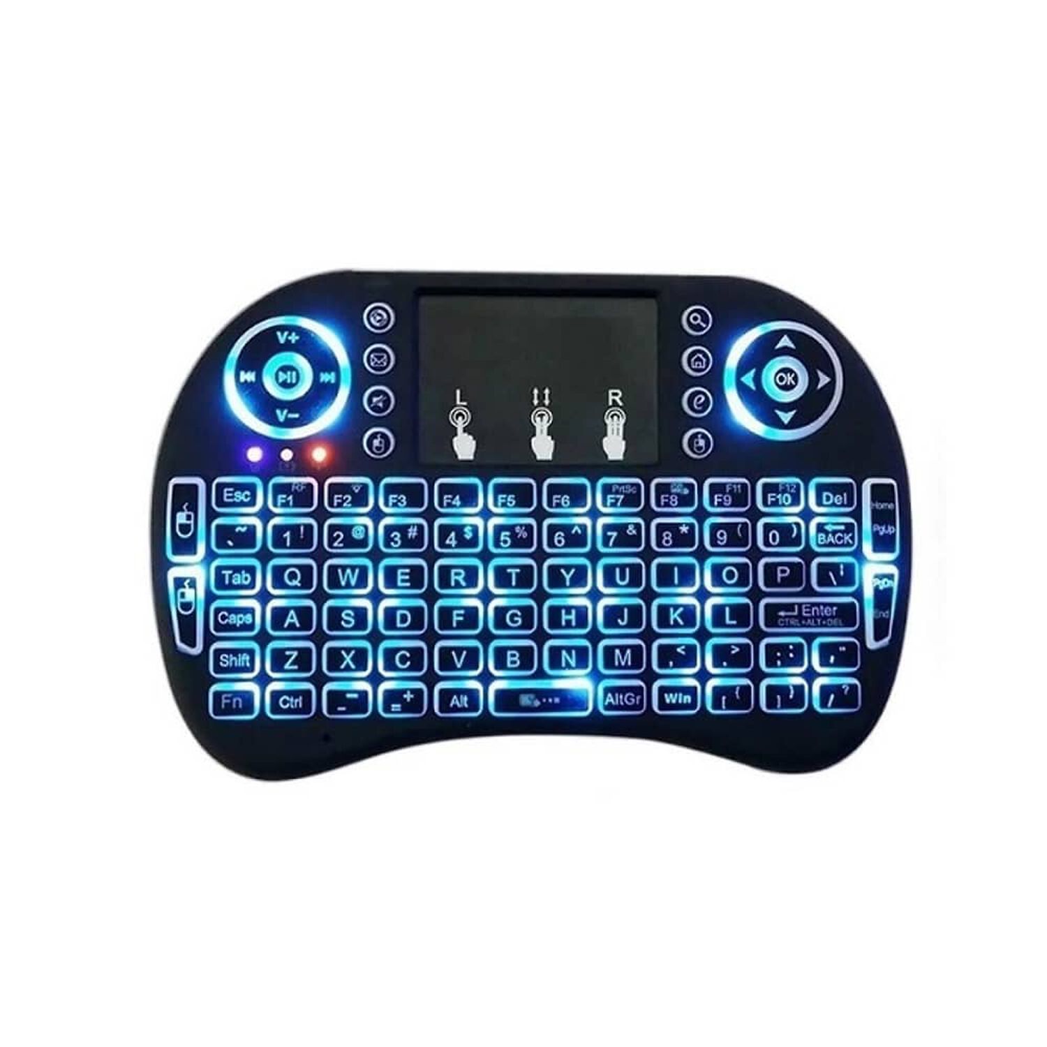 Mini Teclado Inal&aacute;mbrico Smart Tv Backlit Luz image number 1.0