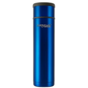 Termo Premium De Acero Inoxidable 1l Azul Metalizado 12h/24h