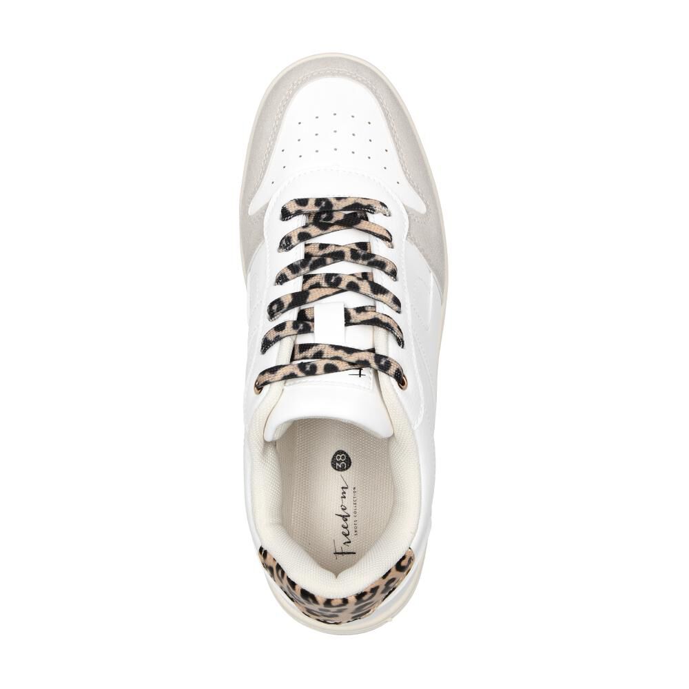 Zapatilla Urbana Mujer Freedom White image number 4.0