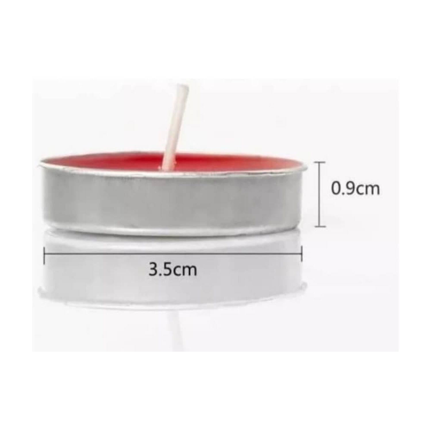 Set 50 Velas Decorativas Rojas image number 2.0