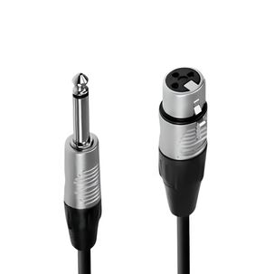 Cable De Audio Xlr Hembra A Jack 6,3mm Macho Profesional 10mt