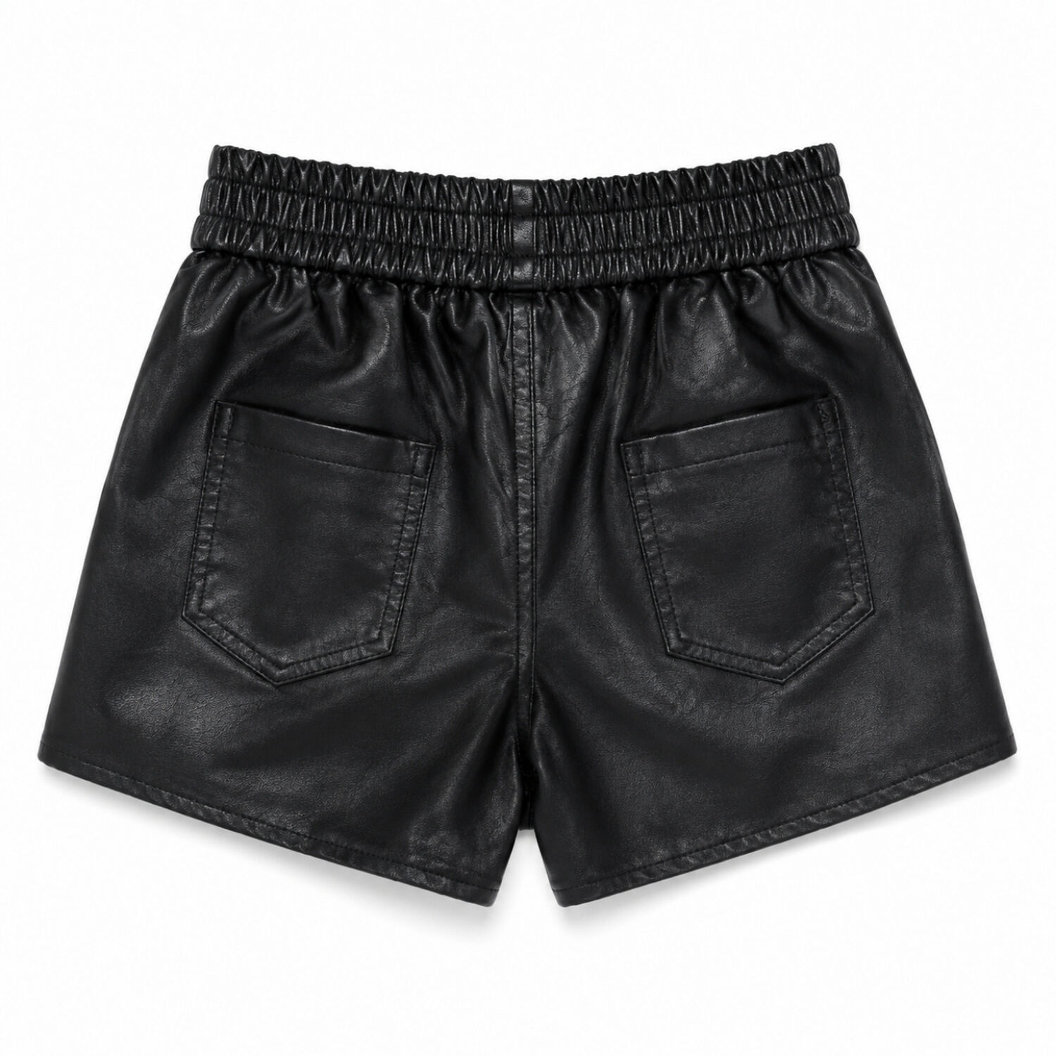 Short Ecocuero Ni&ntilde;a Simil Cuero Con Cordon Ajustable image number 3.0