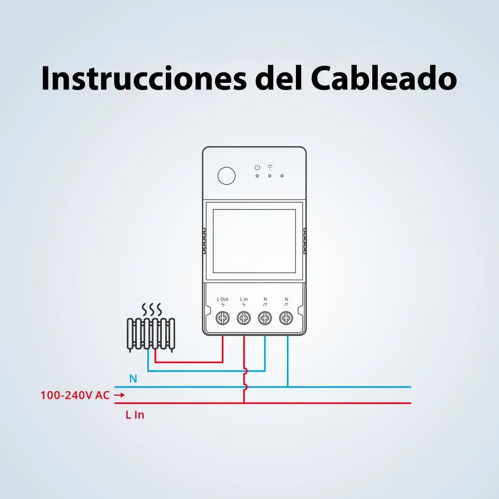 Interruptor Wifi De Medicion De Energ&iacute;a Sonoff Pow Elite 20a image number 3.0