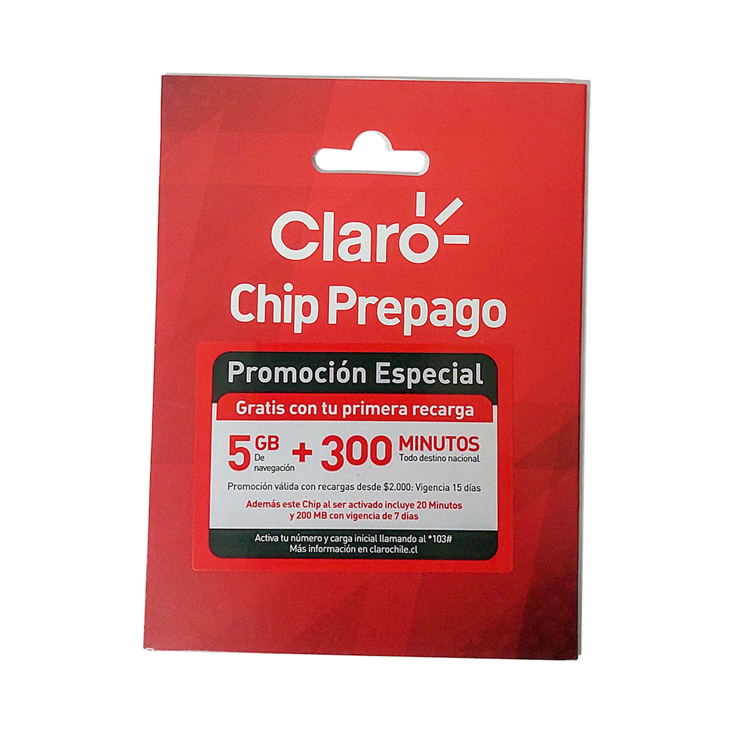 Chip Prepago Claro 3gb Y Minutos Gratis Por 3 Meses image number 0.0