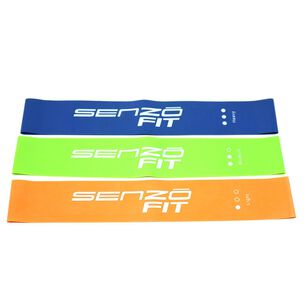 Set De 3 Bandas Elasticas Multicolor Senzo Fit