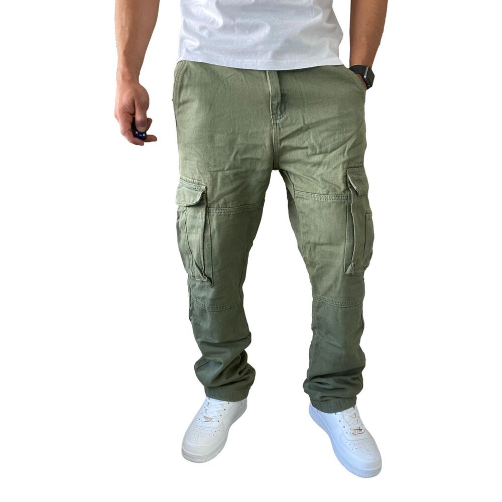 Jeans Diábolo Cargo Relaxed Fit Hombre image number 16.0