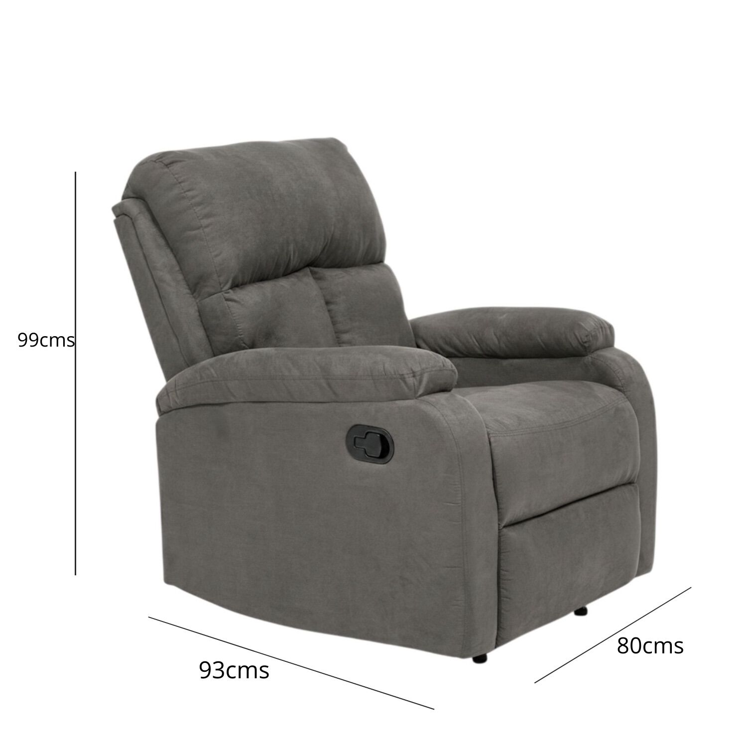 Berger Reclinable Moderno Matheus De Lino Gris image number 6.0