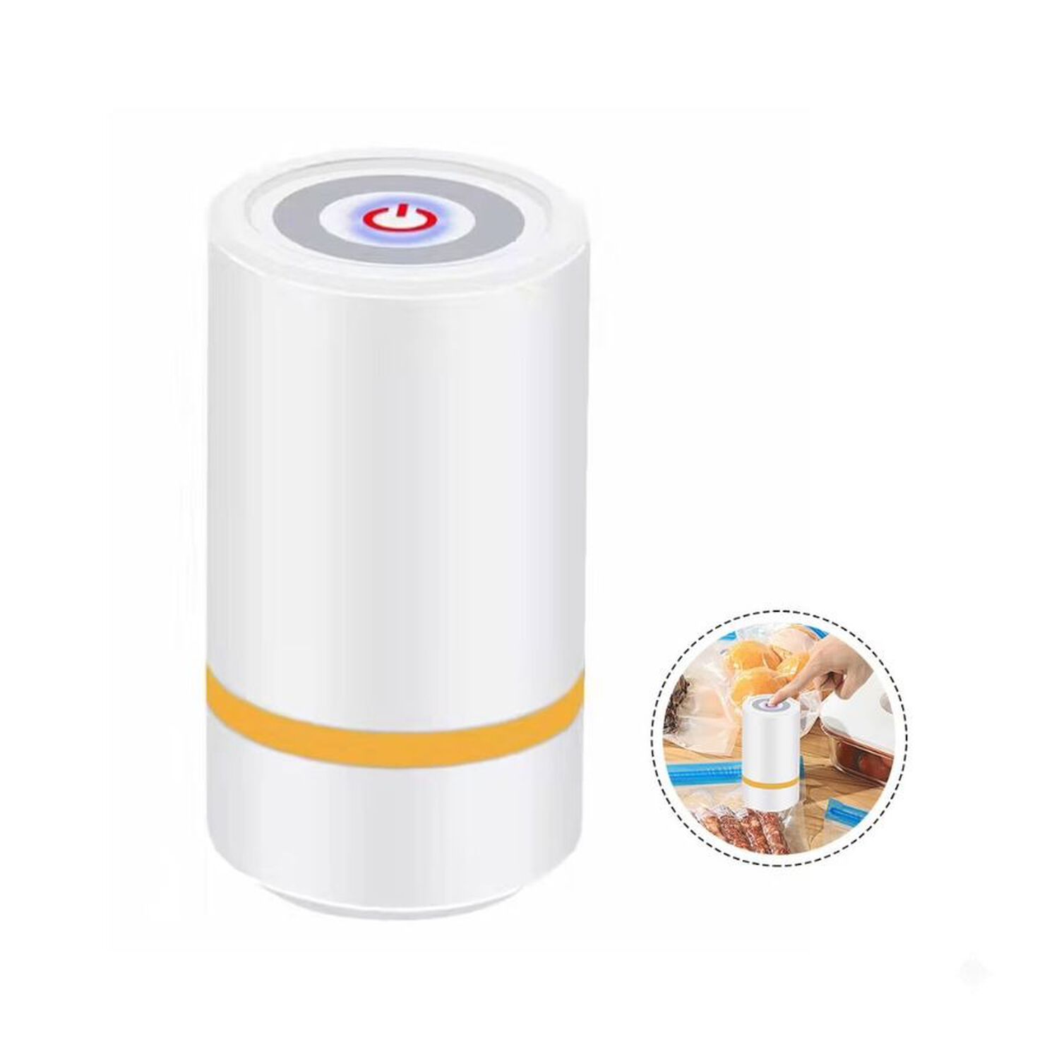 Mini Sellador Al Vac&iacute;o Port&aacute;til Con Bomba De Aire El&eacute;ctrica Usb image number 2.0