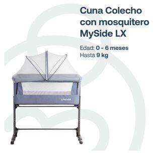 Cuna Colecho Bebesit Con Mosquitero Myside Lx Azul