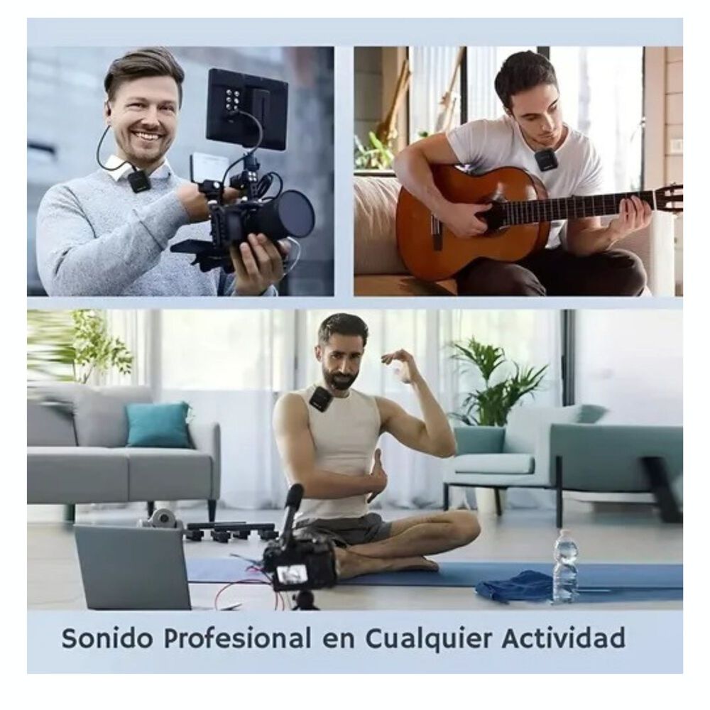 Micrófono Inalámbrico F11 3x1 Para Iphone Android Auxiliar3.5 image number 4.0