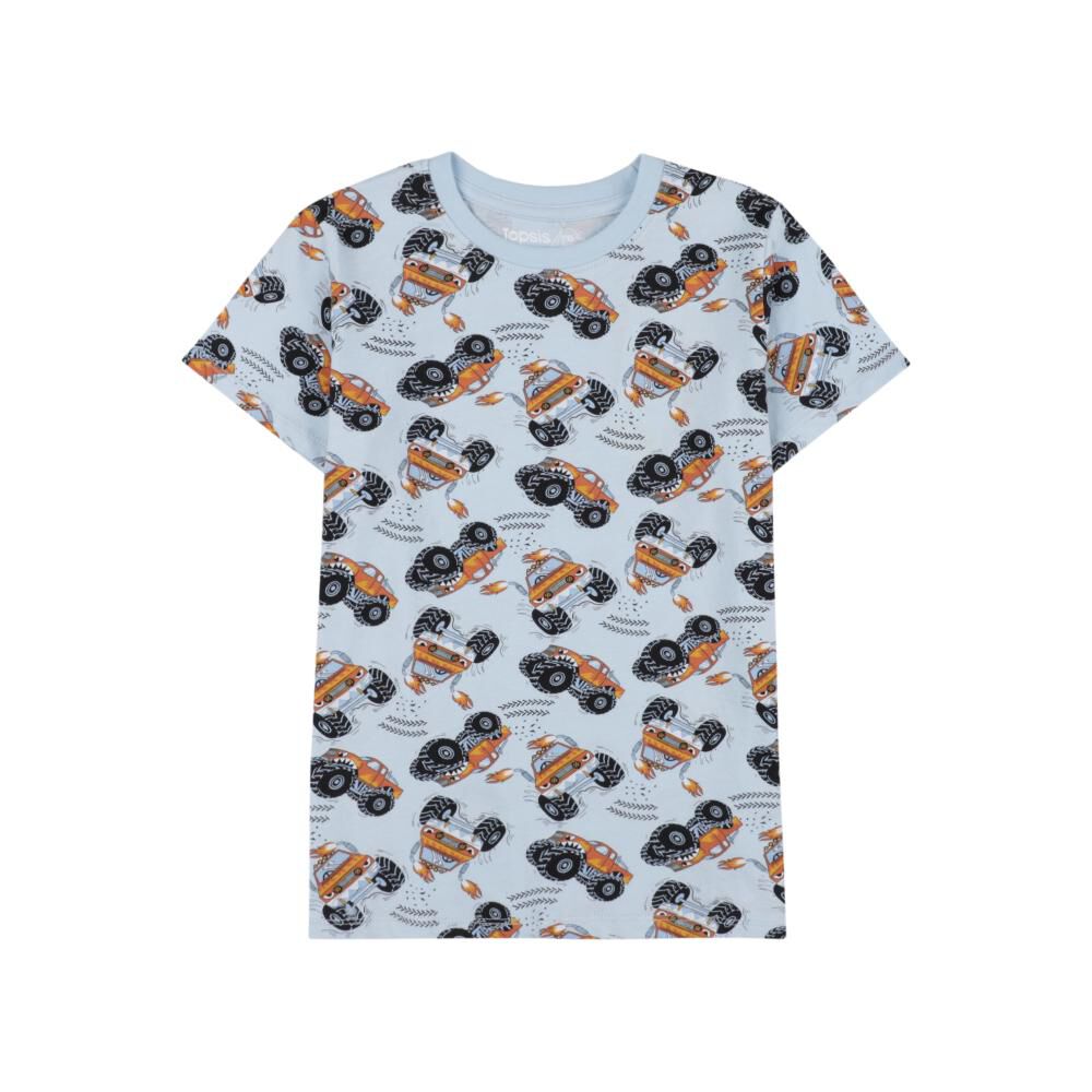 Polera Manga Corta Cuello Redondo Niño Topsis image number 0.0