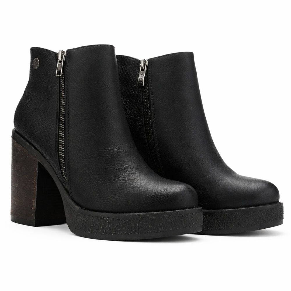 Botin Negro Mujer Casual Chalada Ella image number 4.0