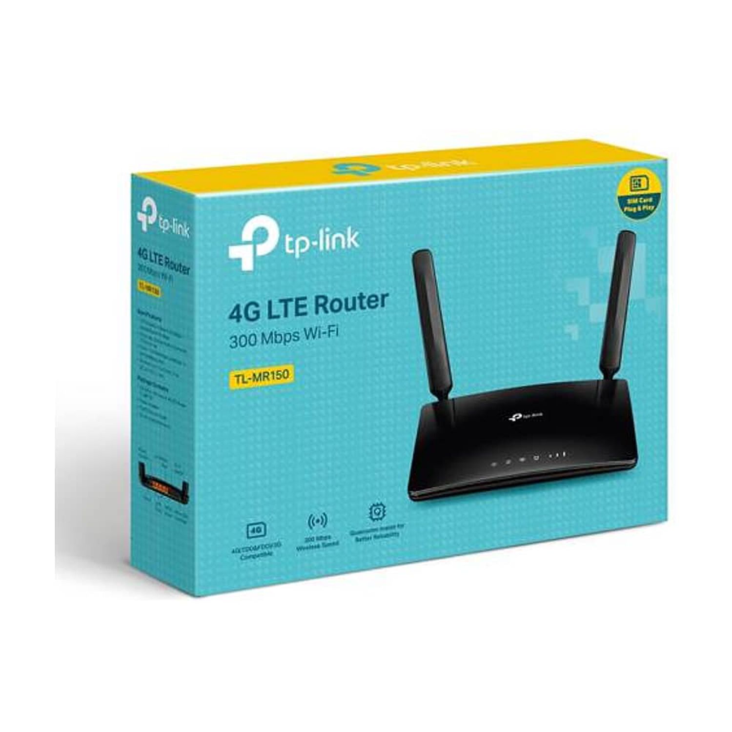 Router Wifi Tp-link Tl-mr150 N 4g Lte De 300 Mbps, Conecte Una Tarjeta Sim Y Listo image number 2.0