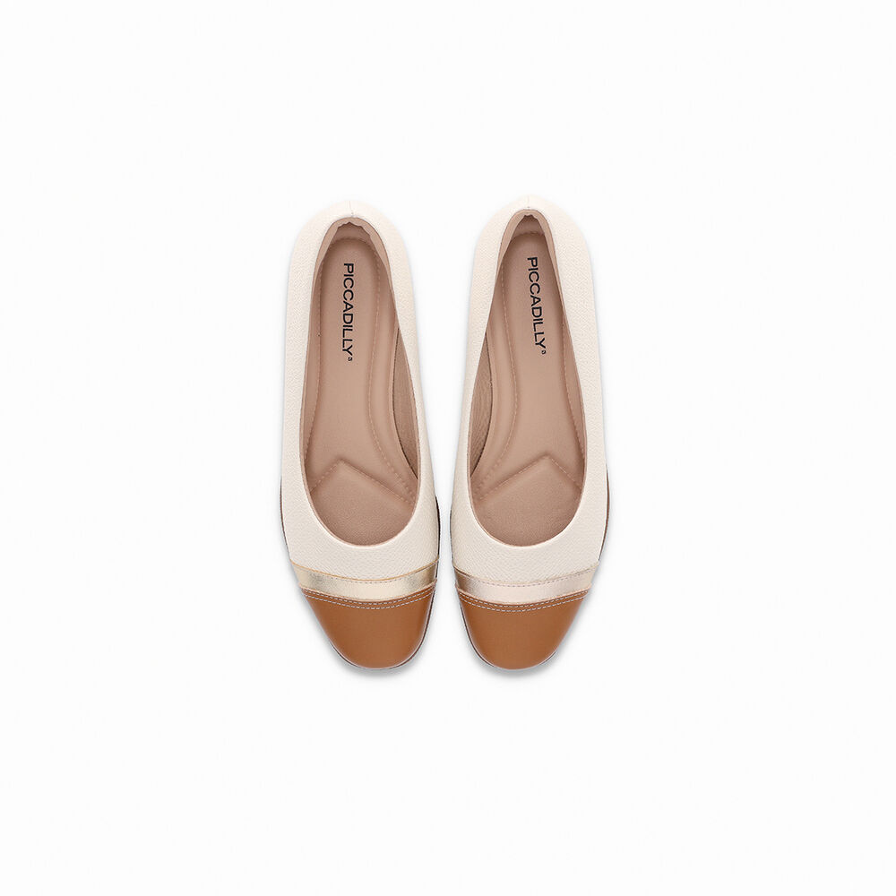 Zapato Mujer Crema/café Ivone 58 Piccadilly image number 2.0