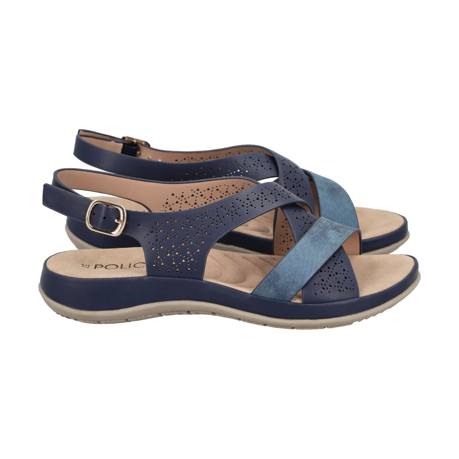 Sandalia Mujer Azul Catalina Police image number 2.0