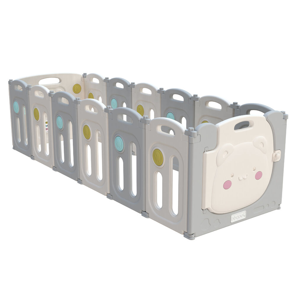 Corral Didáctico De Juegos Plegable Kiddy Grey image number 3.0