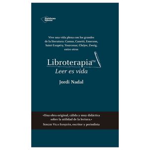 Libroterapia (ed.ampliada Tapa Dura) - Jordi Nadal