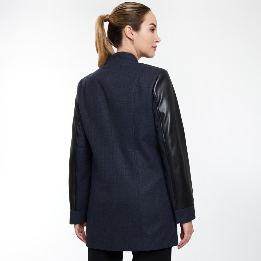 Abrigo Aplicaci&oacute;n Pu Cuello Mao Mujer Lesage image number 3.0