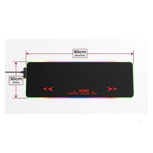 Mouse Pad Gamer Rgb 80x30cm Waterproof Iluminado Usb