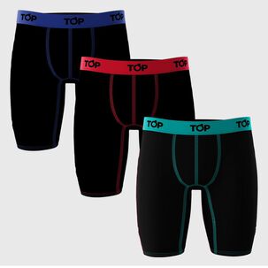 Pack 3 B&oacute;xer Largo Algod&oacute;n Top