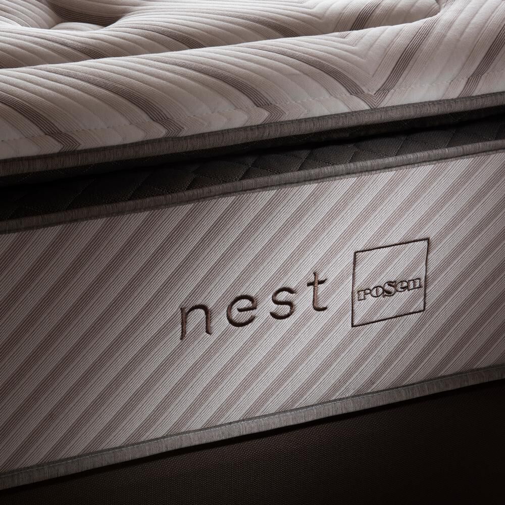 Box Spring Rosen Nest / King / Base Dividida  + Set De Maderas image number 2.0