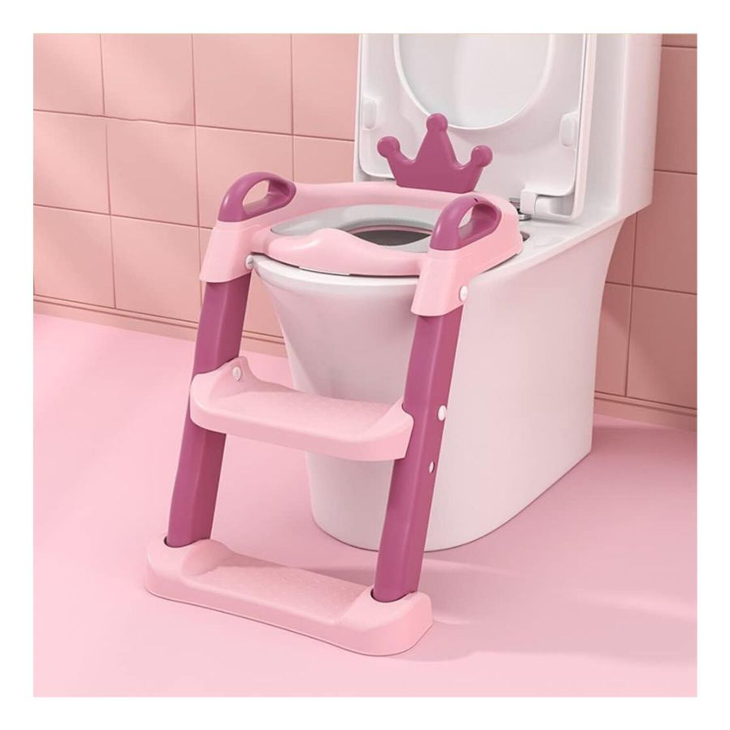 Asiento De Ba&ntilde;o Adaptador Plegable Para Ni&ntilde;os image number 4.0