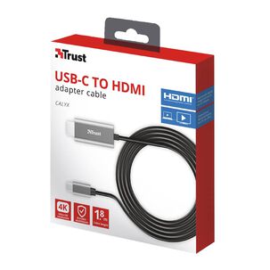 Cable Hdmi A Usb C Trust Calyx 4k Profesional 1.8m Hz