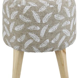 Pouf Bird Pluma 35x35x45 Cm M&aacute;xima Design