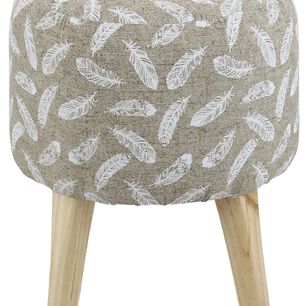 Pouf Bird Pluma 35x35x45 Cm M&aacute;xima Design