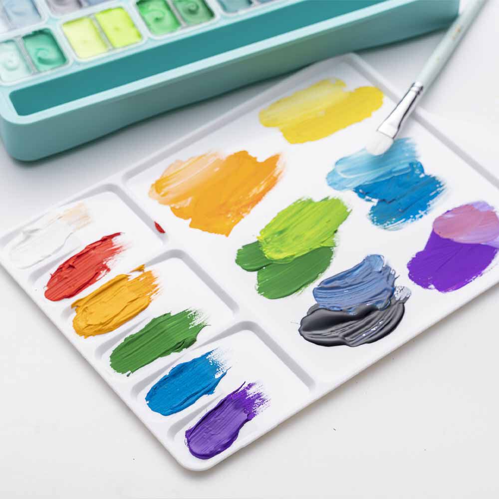 Himi - Miya Set Gouache 48 Colores / 12gr Verde image number 3.0