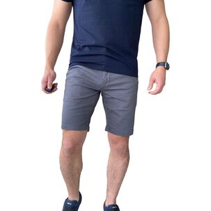 Bermuda Short Tela Elasticada Slim Fit