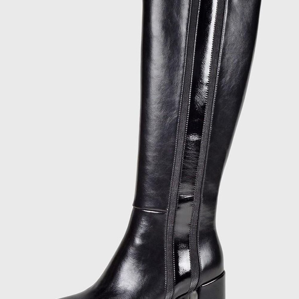 Bota Cuero Milan Negro image number 0.0