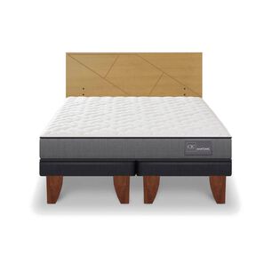 Cama Europea Cic Anatomic / 2 Plazas / Base Dividida + Respaldo
