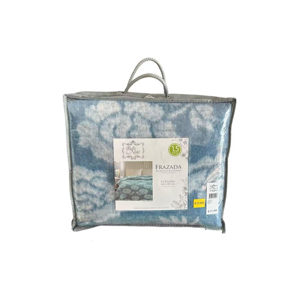 Frazada Belle Noite Reci Flor / 2 Plazas image number 2.0
