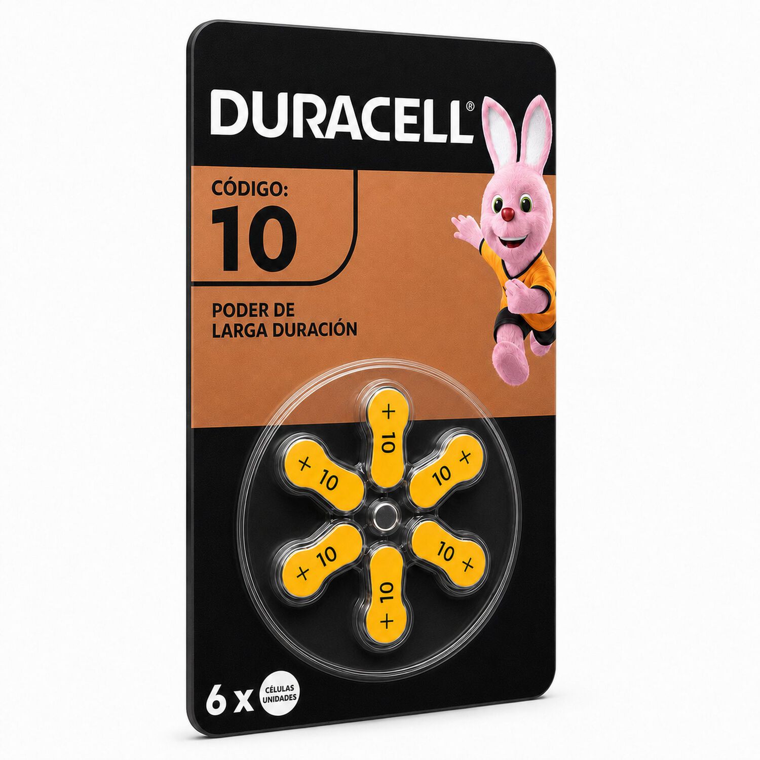 Pila Duracell 10 Auditiva Pack De 6u - 1.45v Larga Duraci&oacute;n image number 1.0