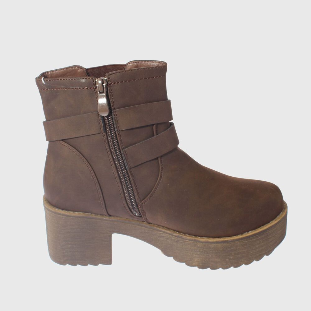 Bot&iacute;n Piel Caf&eacute; Hualun Art. 5f3813brown image number 3.0