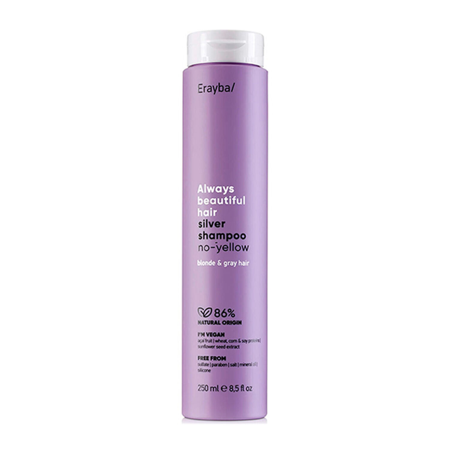 Erayba Shampoo Silver Tonalizador Para Rubios 250ml image number 0.0