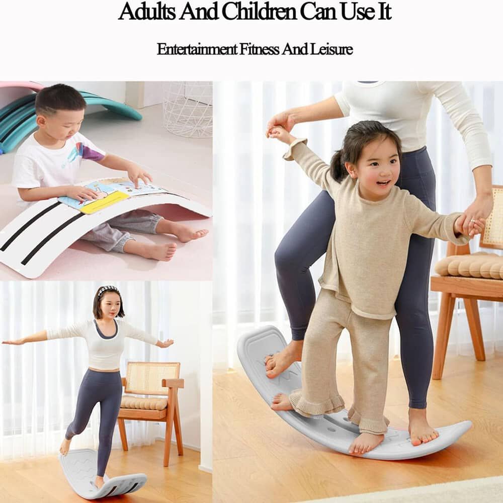 Tabla De Equilibrio Entrenamiento Infantil Rosado image number 4.0