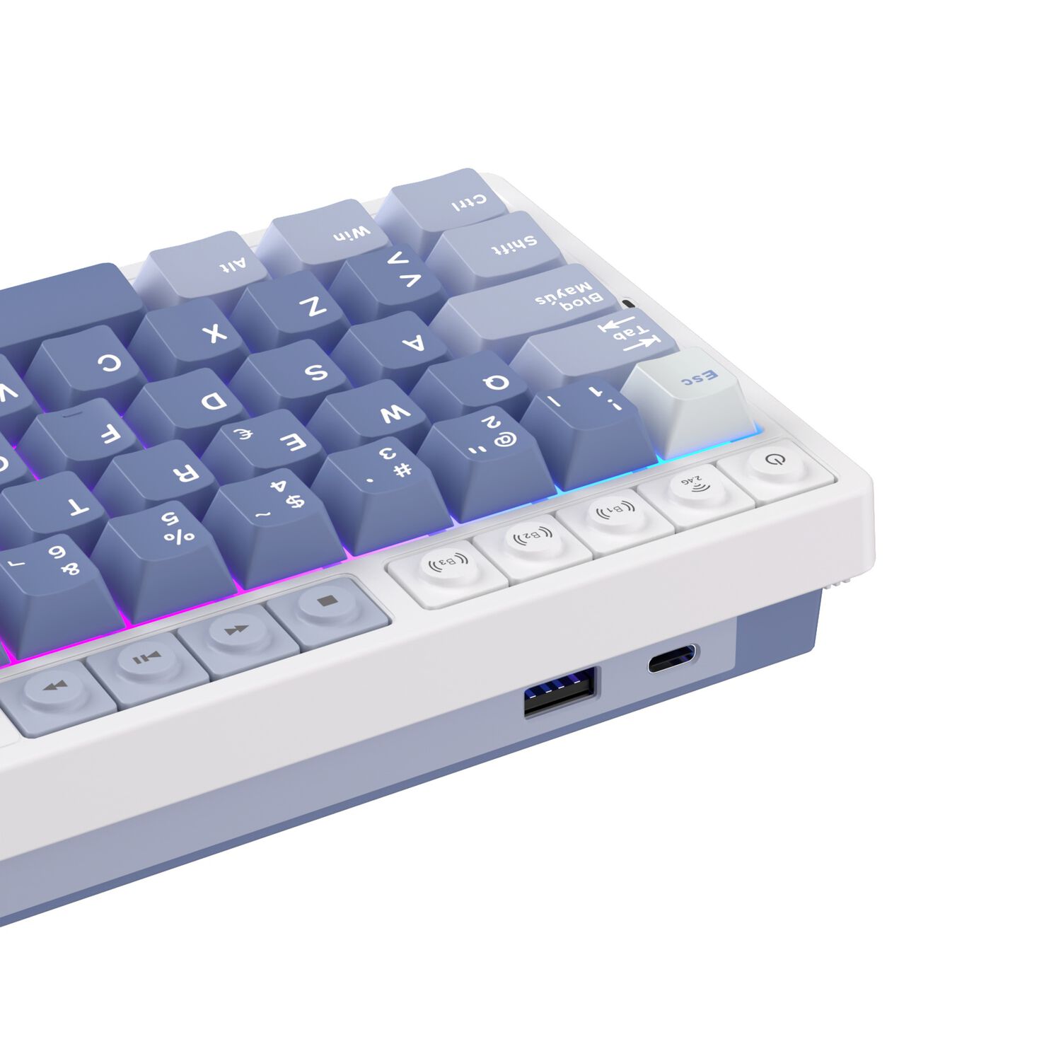 Teclado Mec&aacute;nico Inal&aacute;mbrico Rkm65 65% Espa&ntilde;ol Royal Kludge image number 2.0